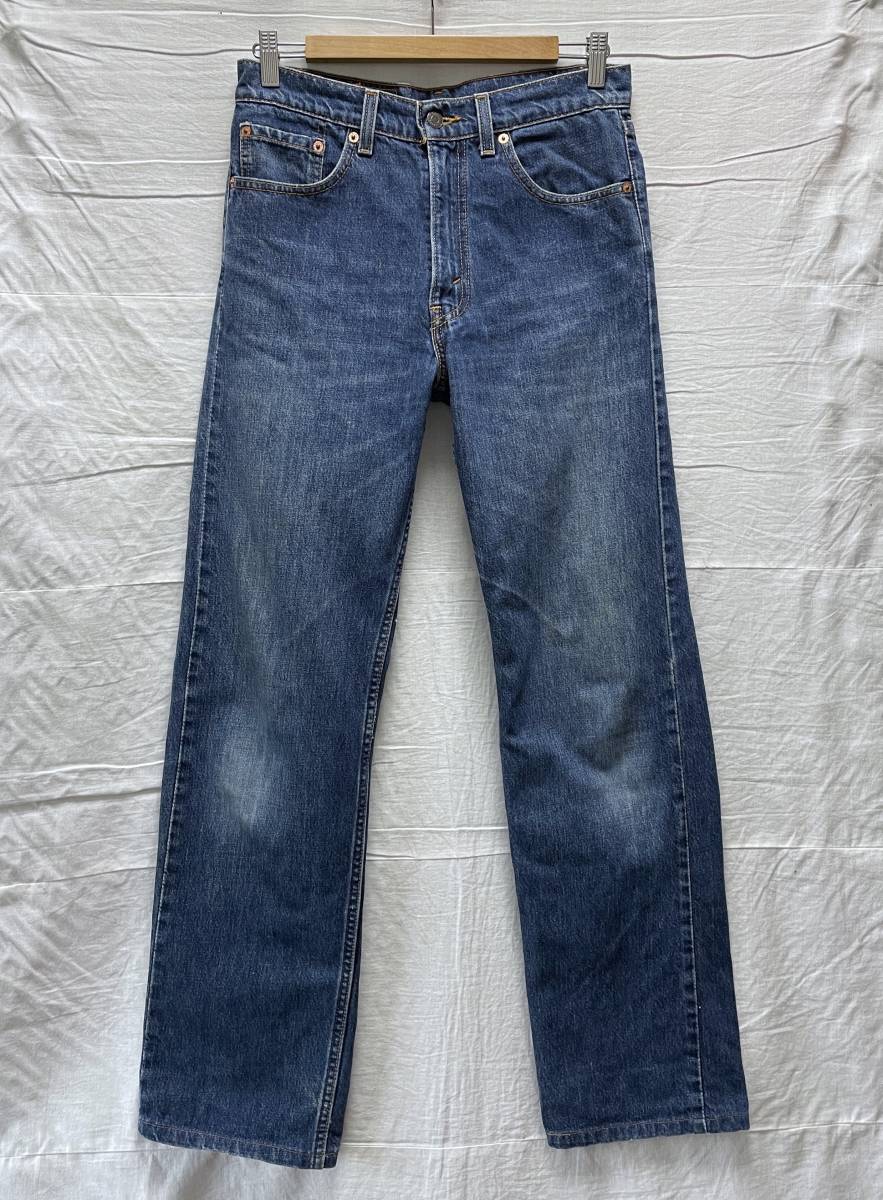 90's USA製 Levi's 519 w30 リーバイス ストレート 1996年 アメリカ製 ボタン刻印 501 ビンテージ_画像2