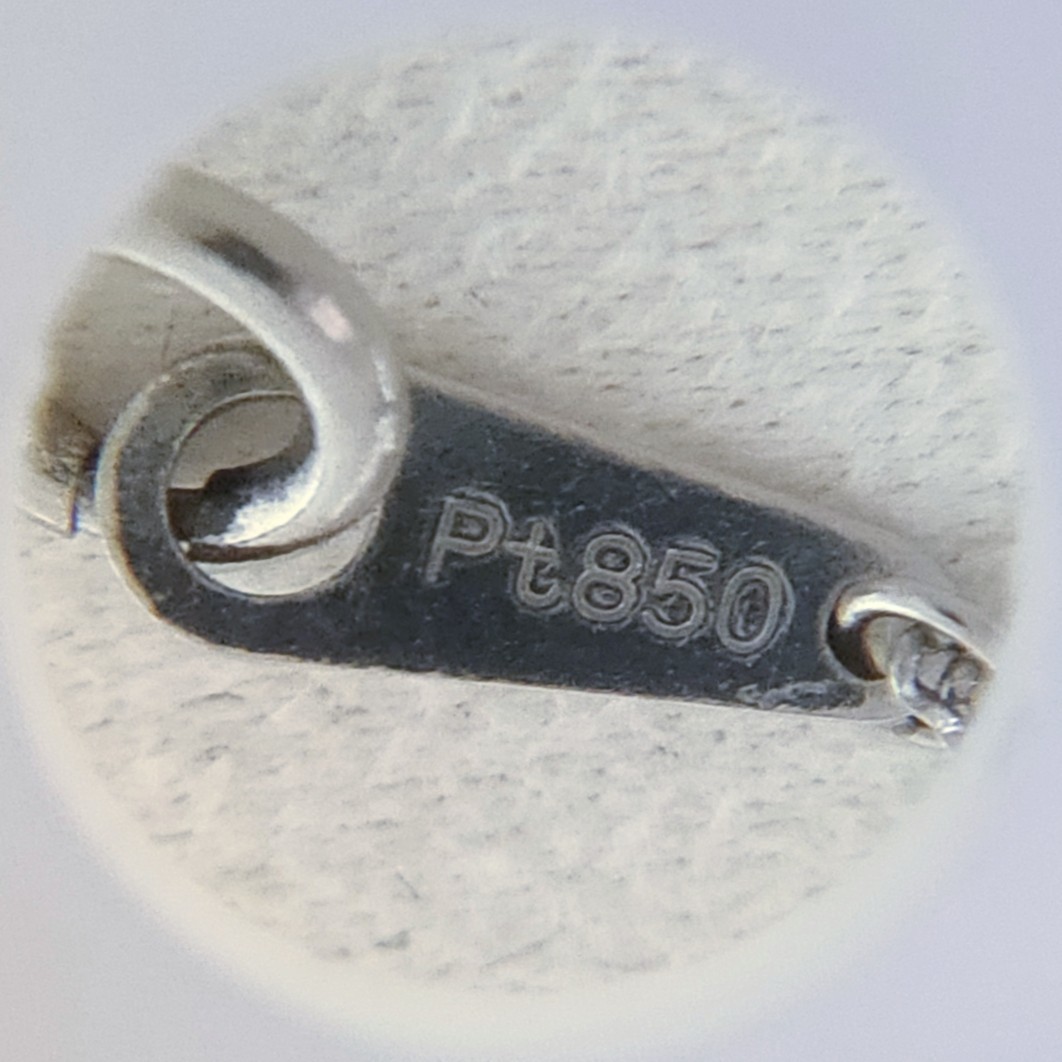 ダイヤモンド×サファイア ネックレス Pt900 1.02ct 0.14ct 5.7g