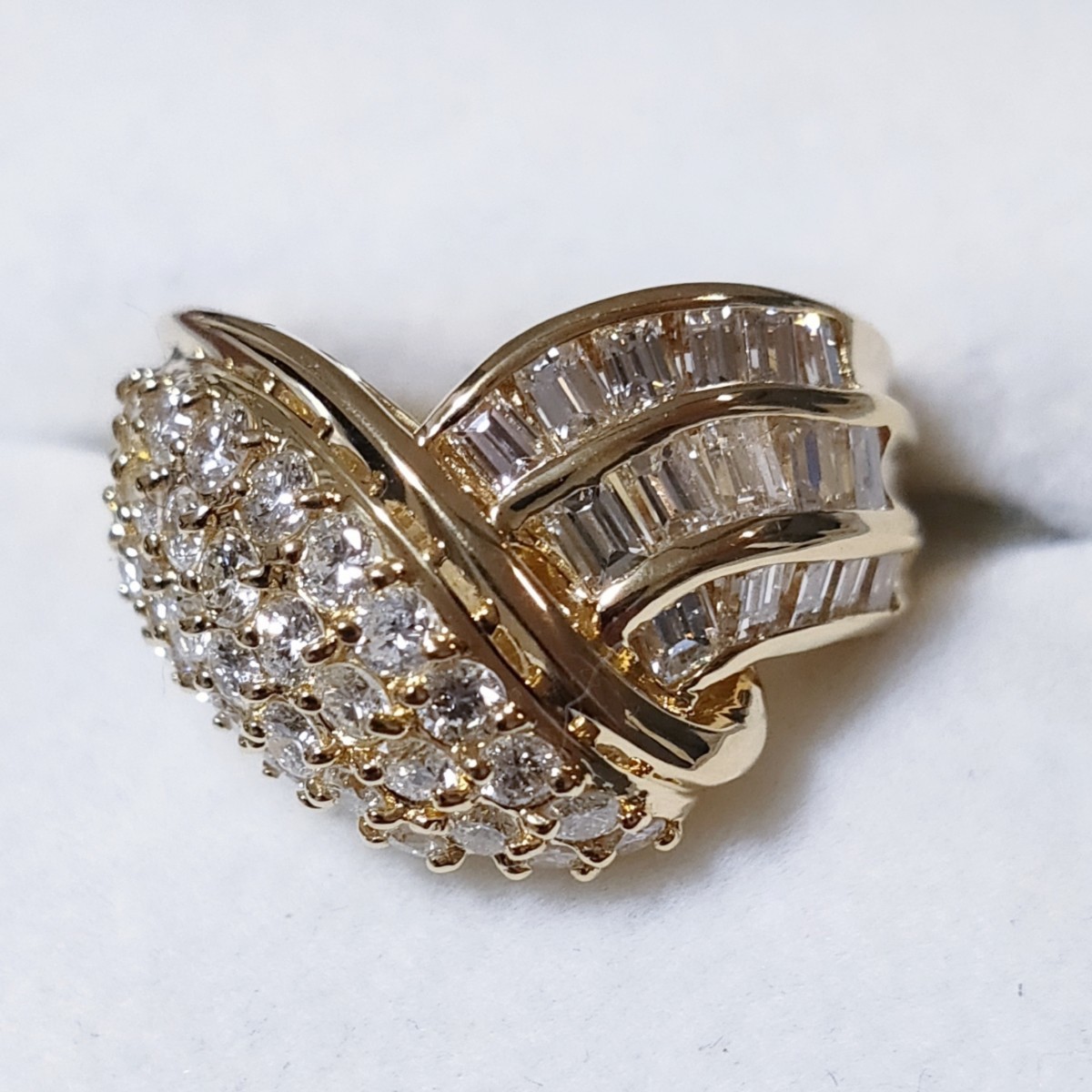 ダイヤモンド パヴェ リング K18YG 1.77ct 8.0g | normanhubbard.com
