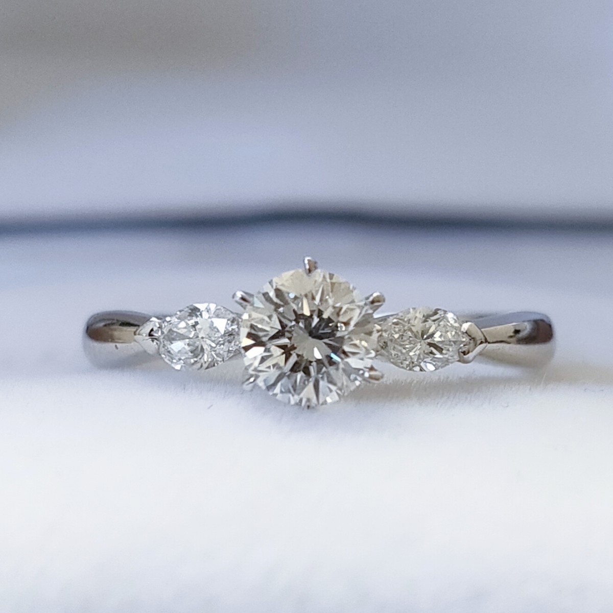 好評最新品 ヤフオク! - ダイヤモンド リング Pt900 0.347ct 0.15ct G