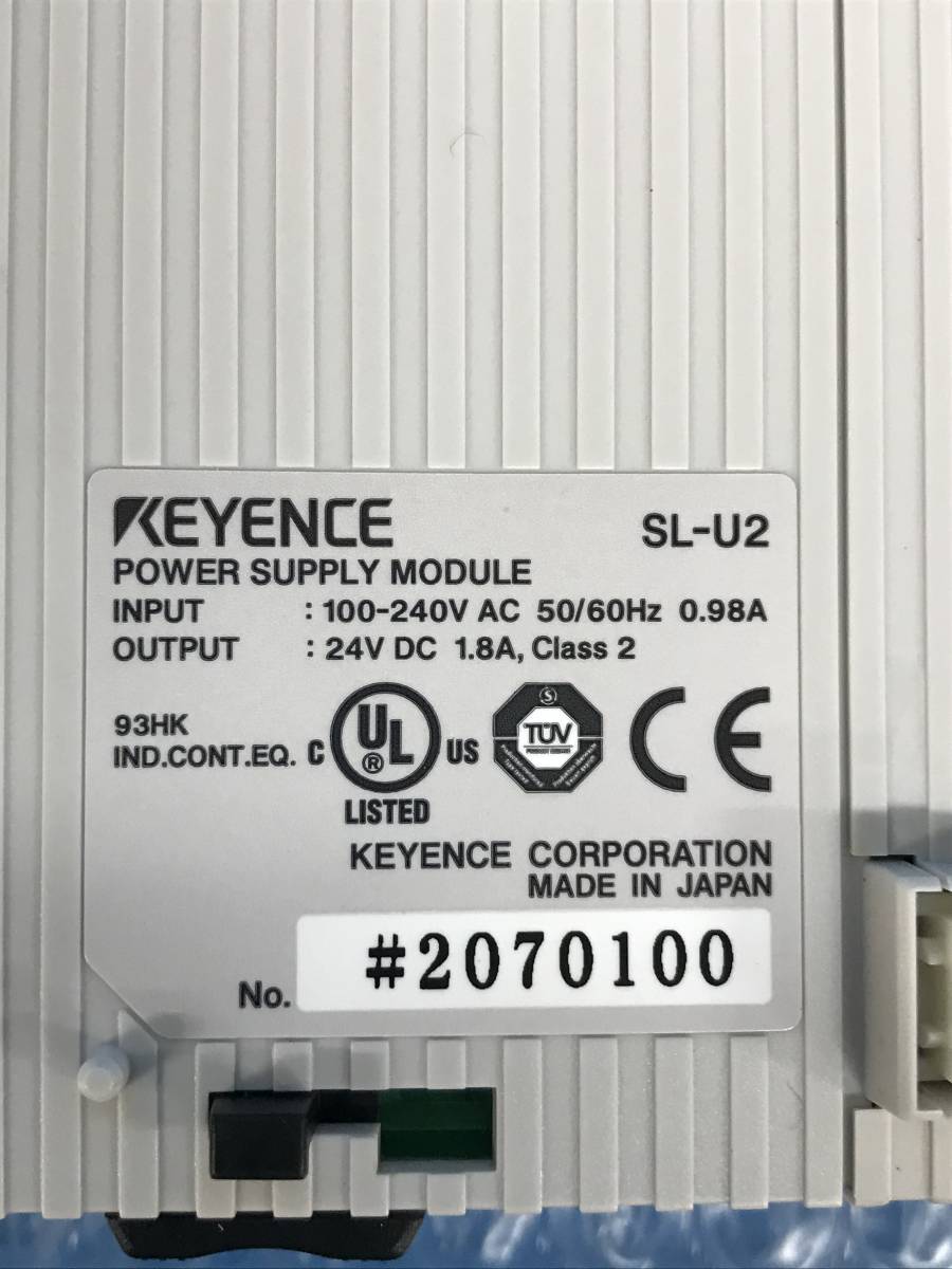 [CK15504] Keyence SL-U2 電源ユニット セーフティライトカーテンGL-R用 動作保証_画像5