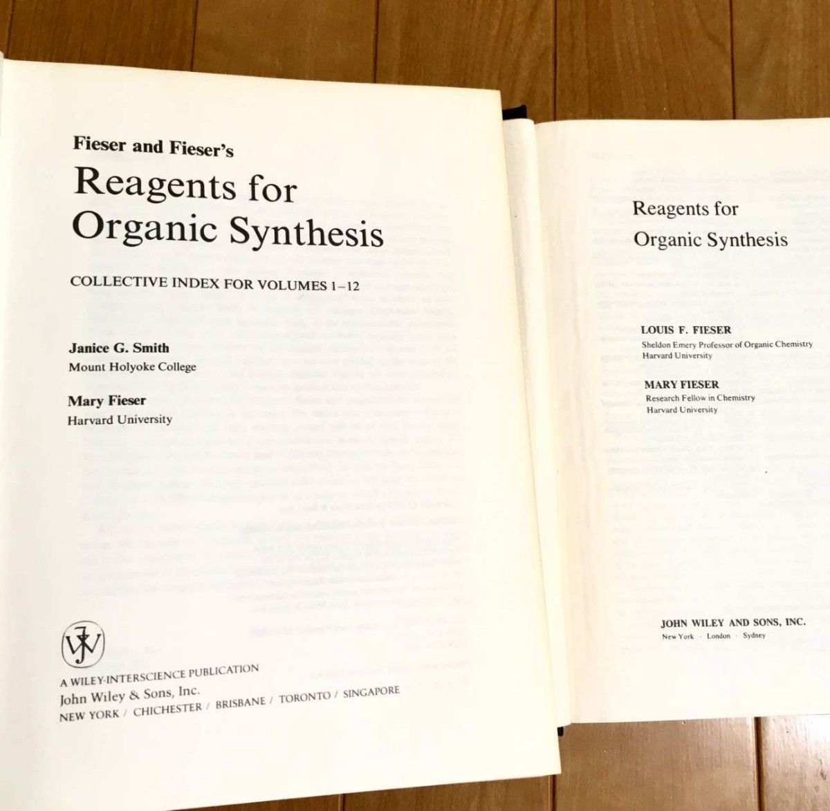 化学 洋書 Reagents for Organic Synthesis 有機合成 試薬 Fiesers’ フィッシャー 専門書