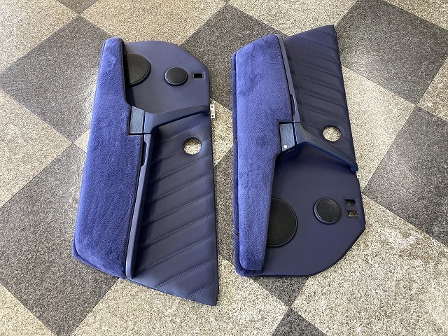  Porsche original 964 door trim L&R used cobalt blue 