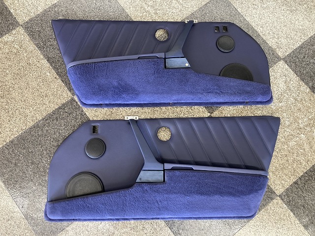  Porsche original 964 door trim L&R used cobalt blue 