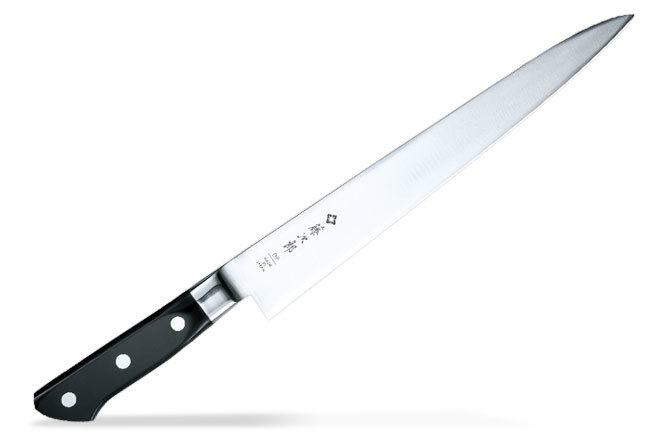 憧れ DPコバルト合金鋼割込 V金10号 藤次郎作 筋引き 270mm 筋引 包丁