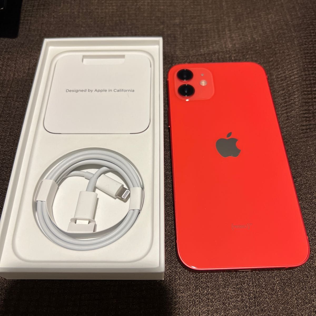 iPhone12 RED 128GB 箱のみ