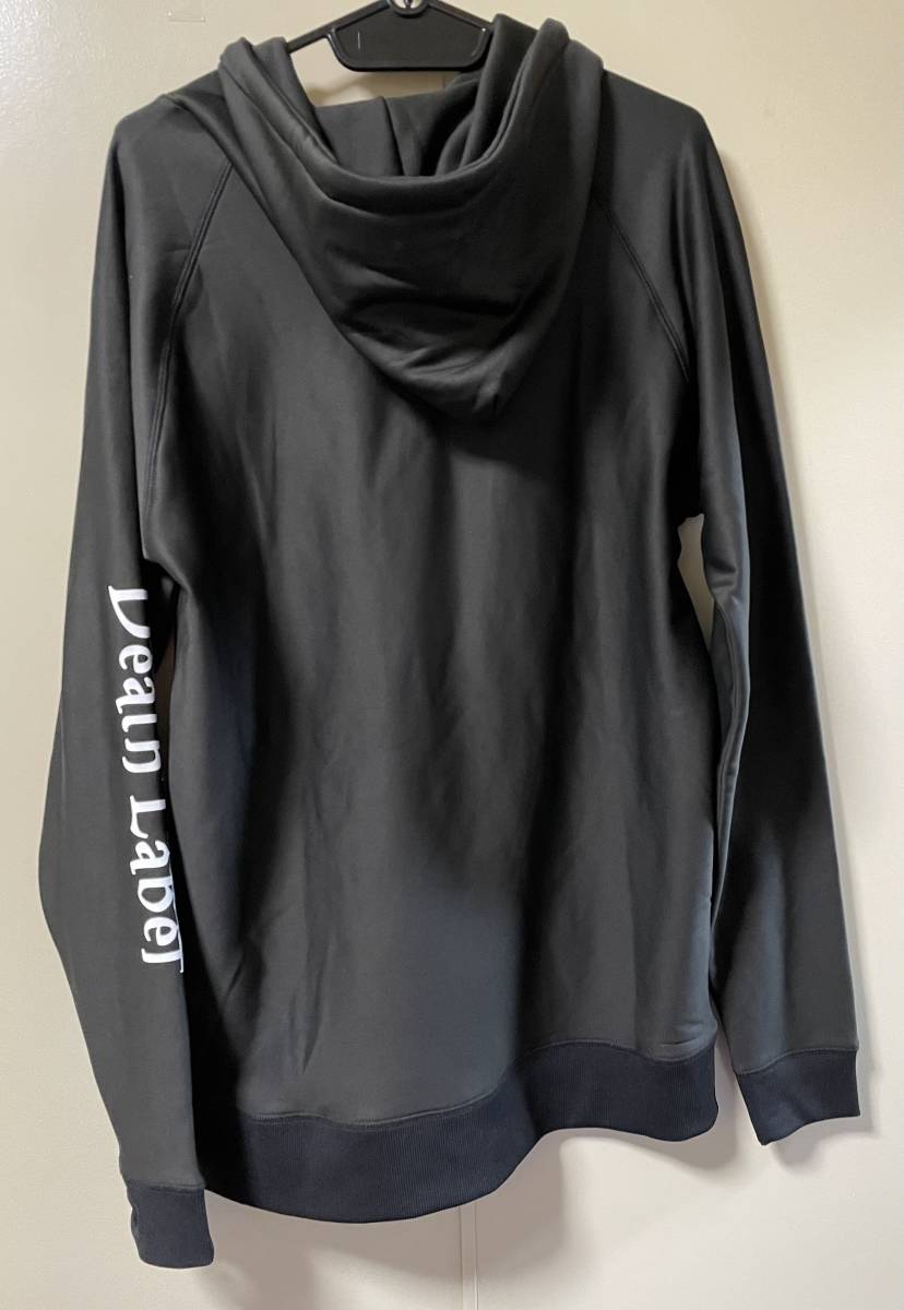 ☆23モデル・即決☆新品☆DEATH LABEL BONDED HOODIE BLACK LOGO ブラック Lサイズ 撥水パーカー デスレーベル 耐水撥水大処分51%OFF_画像2