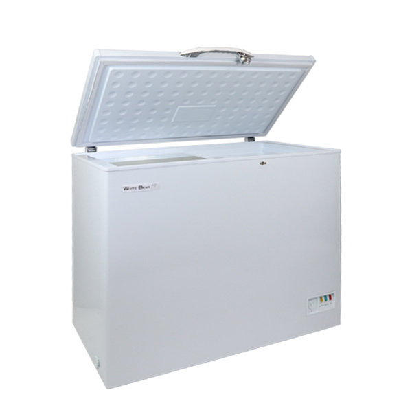 090283 法人限定送料無料 業務用冷凍庫 250L ガラス窓付き 鍵付き-