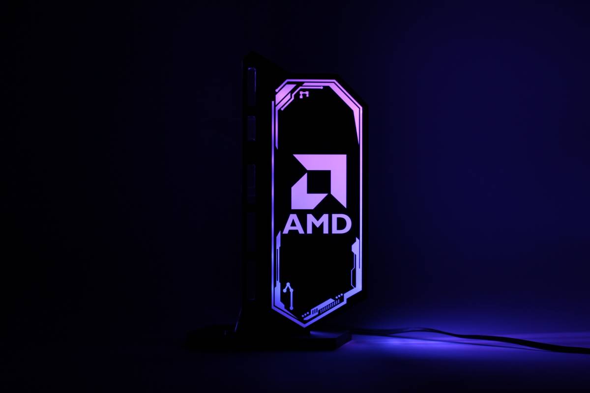 AMD グラフィックカードステー縦型 3ピンRGB_画像6
