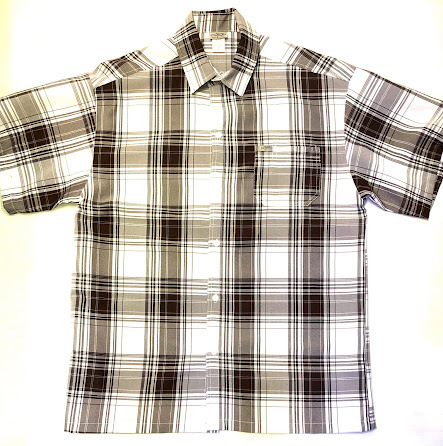 素晴らしい BH8)CALTOPチェック柄半袖シャツ ブラウン×ホワイトチェック/2XL/HIPHOP/B系/大きいサイズ/USサイズ XLサイズ以上 素晴らしい BH8)CALTOPチェック柄半袖シャツ ブラウン×ホワイトチェック/2XL/HIPHOP/B系/大きいサイズ/USサイズ XLサイズ以上