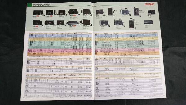 SONY(ソニー) ウォークマン/テープレコーダー 総合カタログ 1990 SONY(ソニー) ウォークマン/テープレコーダー 総合カタログ 1990