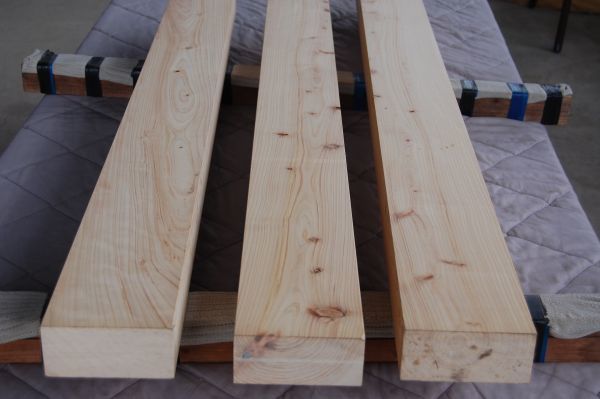 幡多檜（四国） ヒノキ 3本で9000円 10年乾燥 角材 材木 木材 新品_画像5