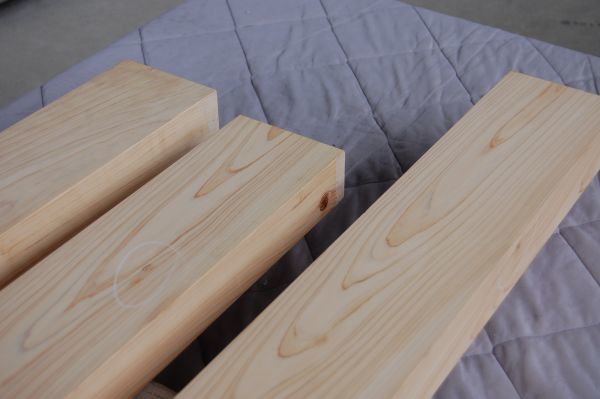 幡多檜（四国） ヒノキ 3本で9000円 10年乾燥 角材 材木 木材 新品_画像4