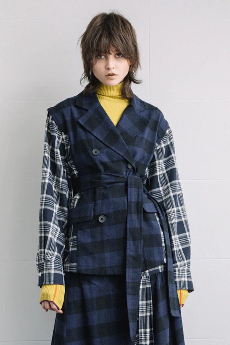 AULA AILA NELL CHECK JACKET ,SKIRT | noonanwaste.com