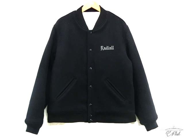 美品 ラディアル RADIALL RAD-18AW-JK015 メルトン スタジャン black L-