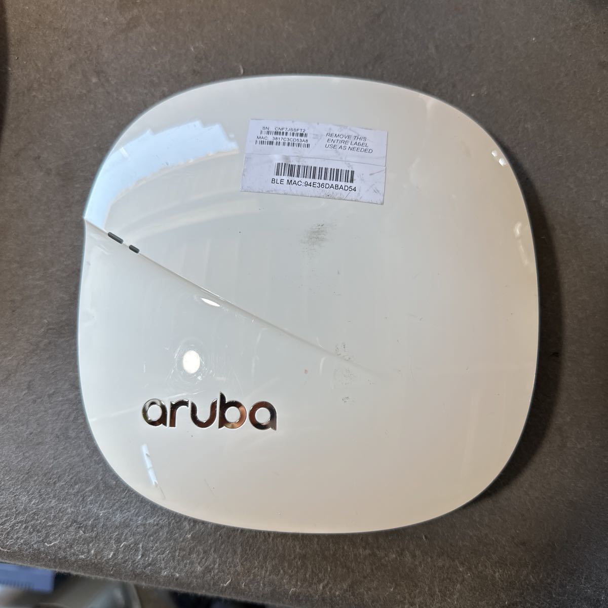 「B691」ARUBA APIN0305 アクセス・ポイント IPA-305-JP 本体のみ　電源アダプター無し