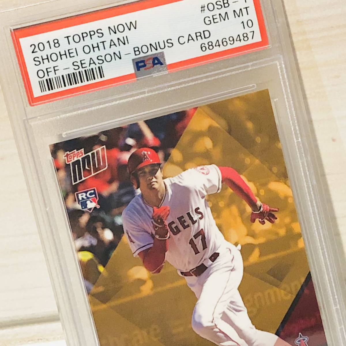 大谷翔平選手2018ルーキー50枚限定Bowman'sBest 【PSA鑑定済