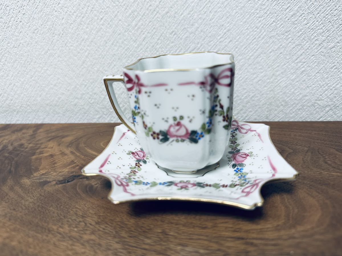 リモージュLimoges アビランド/HAVILAND コーヒーカップ＆ソーサー　イギリスアンティーク ヴィンテージ_画像3