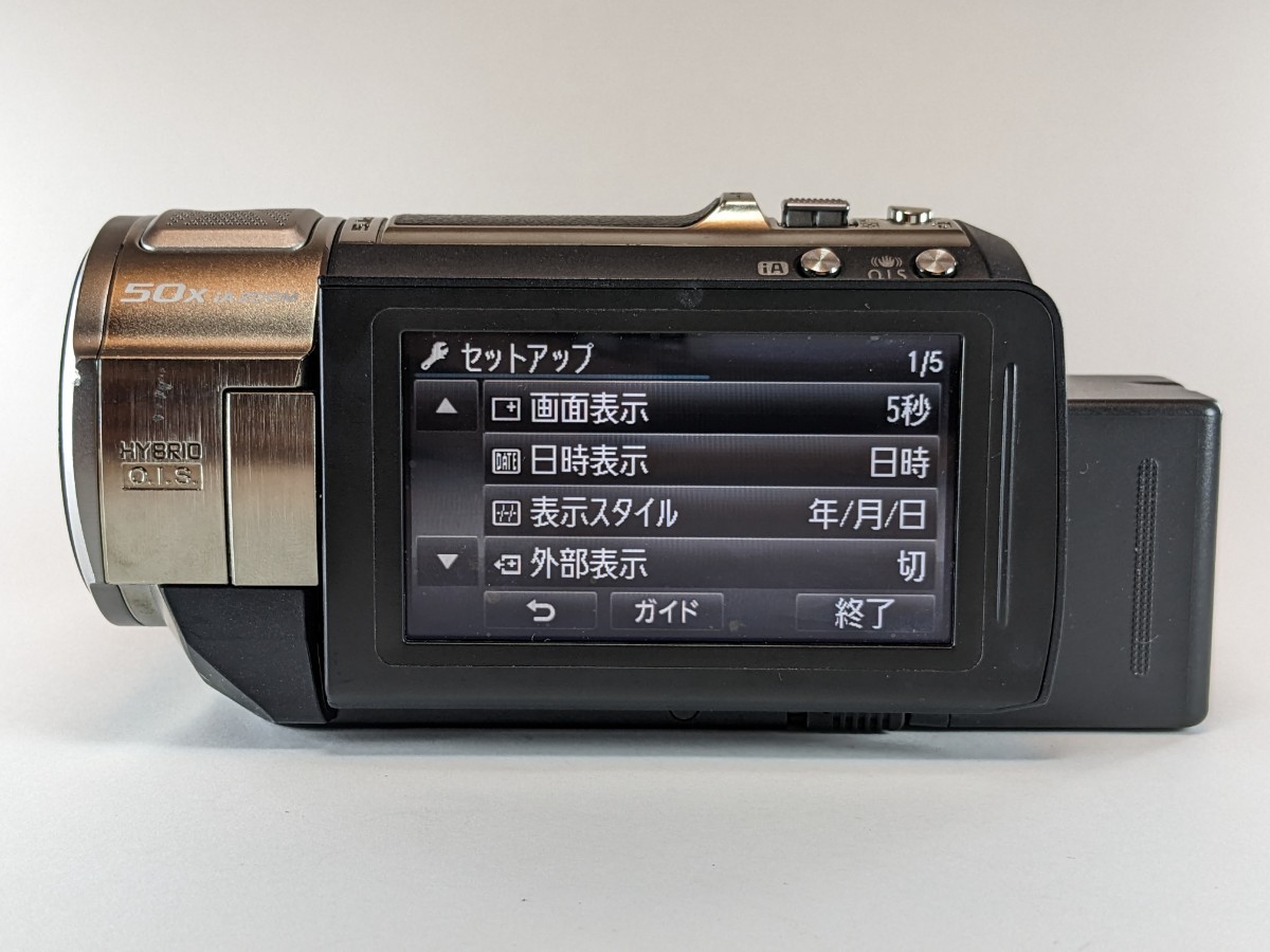 ビデオカメラ パナソニック HC−V720M デジタルハイビジョンビデオ