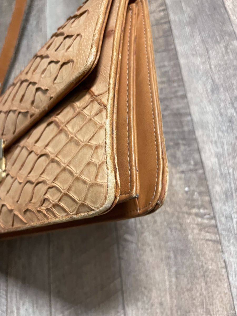 1円〜】穿山甲センザンコウPANGOLIN ショルダーバッグベージュ 1円〜】穿山甲センザンコウPANGOLIN ショルダーバッグベージュ
