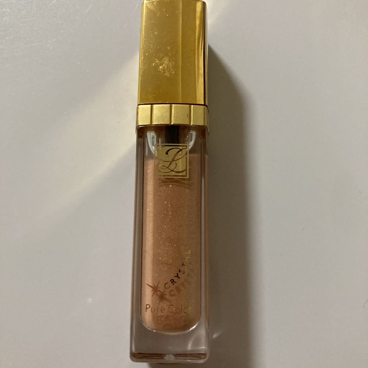 Estee Lauder, Pure Color Crystal Gloss, Lip Gloss, Gross, 349, Golden Nude, Beigrame, цена 3080 иен