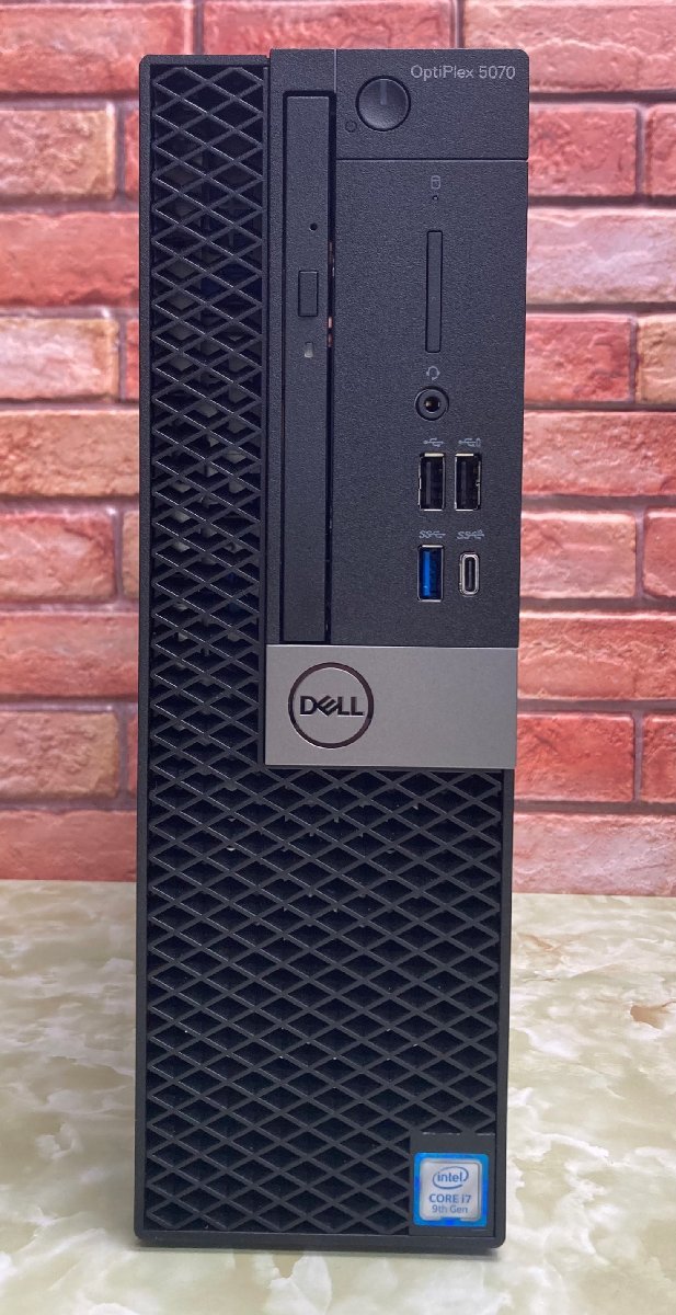 1円～ ●DELL OPTIPLEX 5070 SFF / 第9世代 Core i7 9700 (3.00GHz) / GPU / メモリ 32GB / NVMe SSD 512GB / DVD / Windows 10 Pro 64bitの画像4