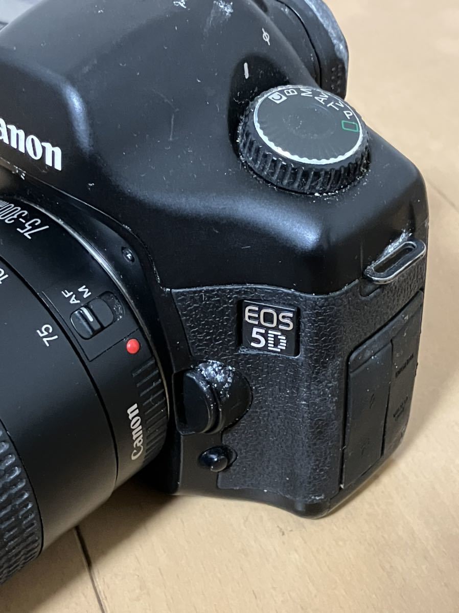 Canon キャノン EOS50D デジタル一眼レフ 75-300mm ジャンク品扱いの画像6
