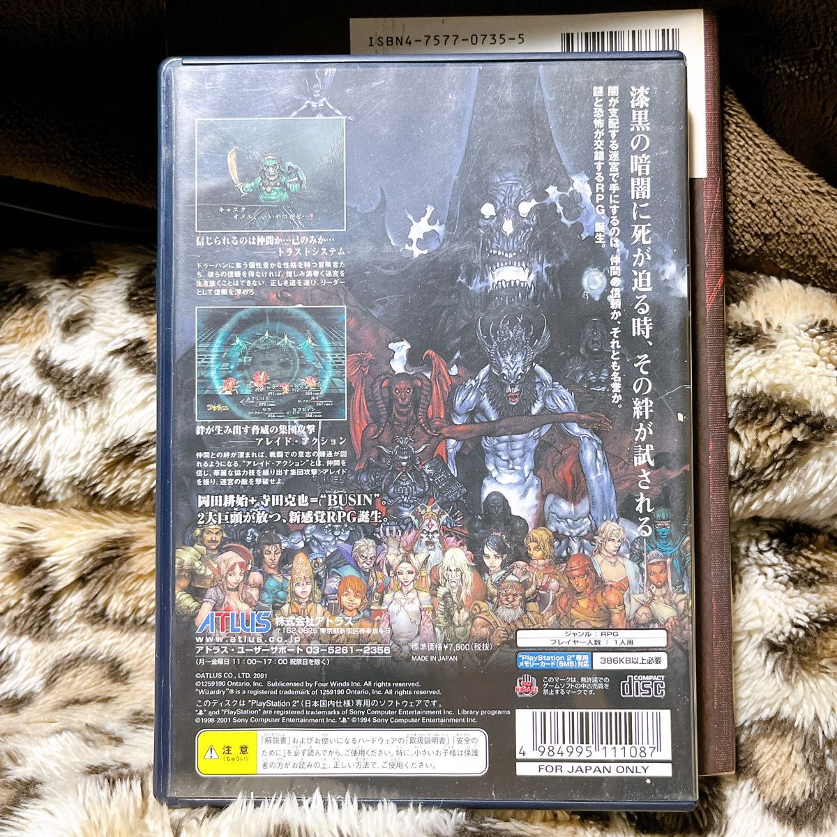 PS2 BUSIN Wizardry Alternative 公式コンプリートガイド付き PS2 BUSIN Wizardry Alternative 公式コンプリートガイド付き