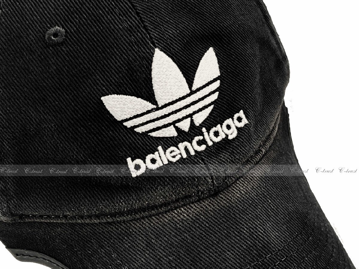J405(M57).. BALENCIAGA × ADIDAS cap ユニセックス 1077 帽子