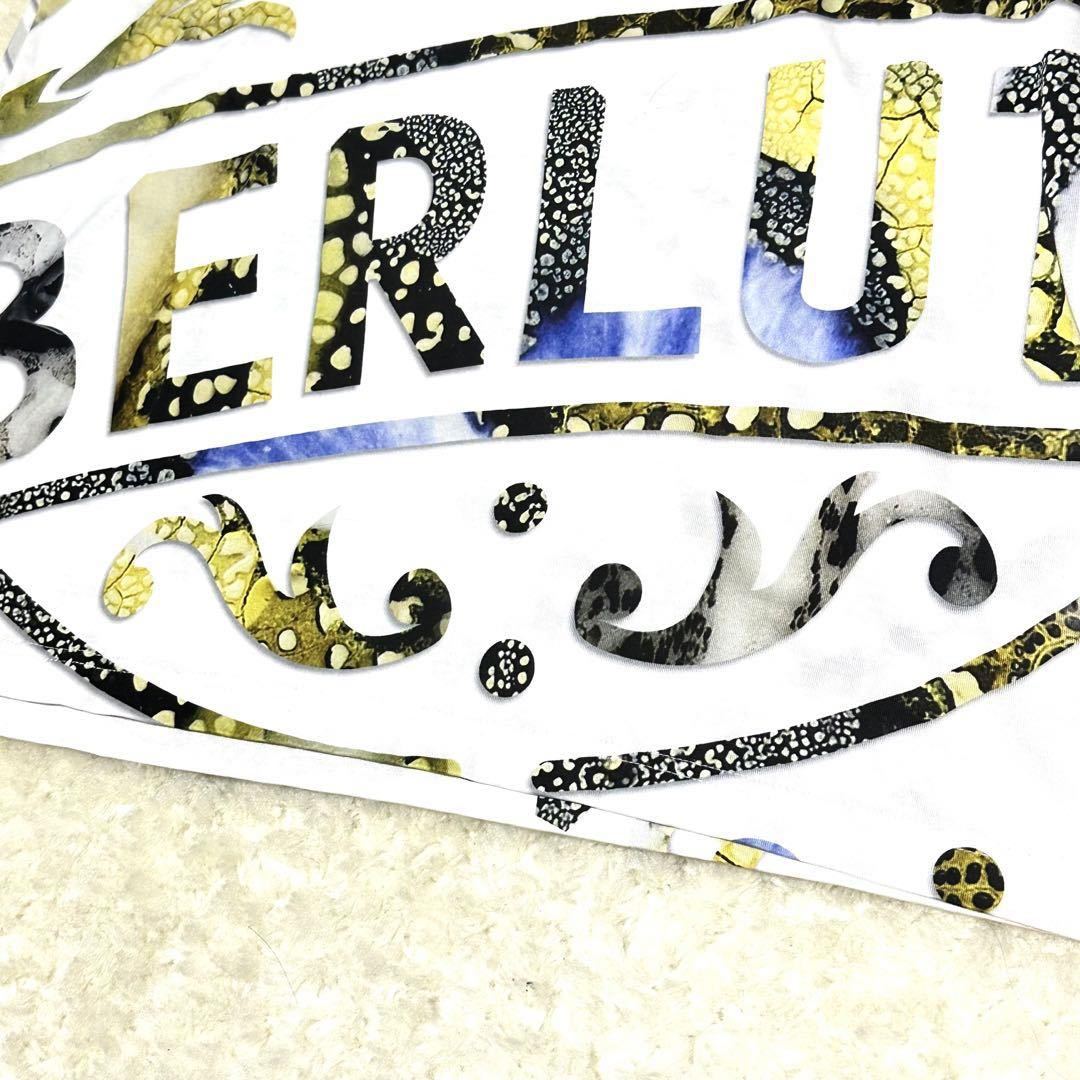 美品☆ BERLUTI ベルルッティ 総柄 Tシャツ マルチカラー ホールマーク