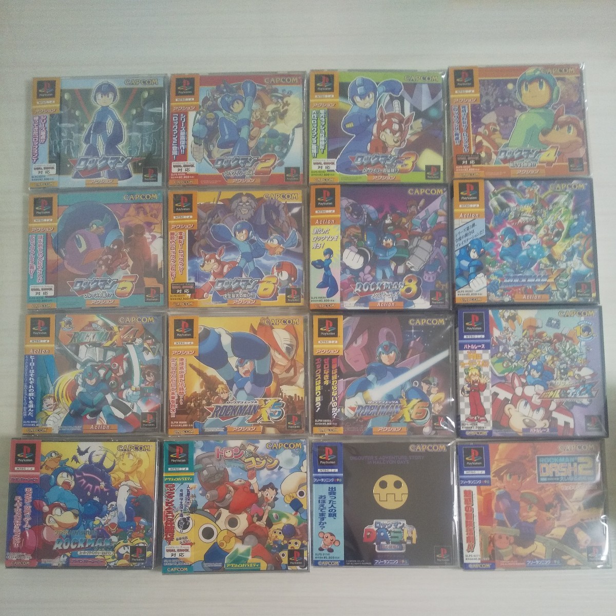 ヤフオク! - 【全て帯付き】PSソフト ロックマン1、2、3、4、5、6...