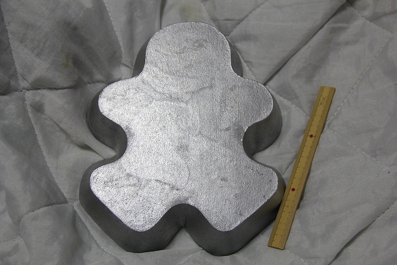 アルミ製 スノーマン 焼き型 検索 雪だるま 製菓道具 ケーキ型 グッズ の画像2