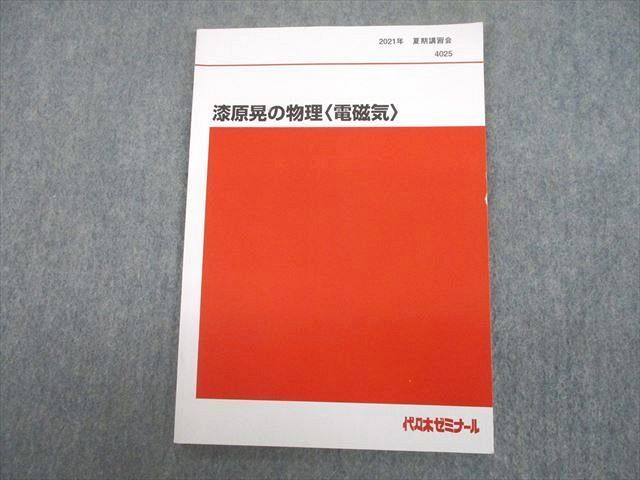 UA12-077 代々木ゼミナール 代ゼミ 漆原晃の物理 電磁気 テキスト 2021 夏期 06s0D_画像1