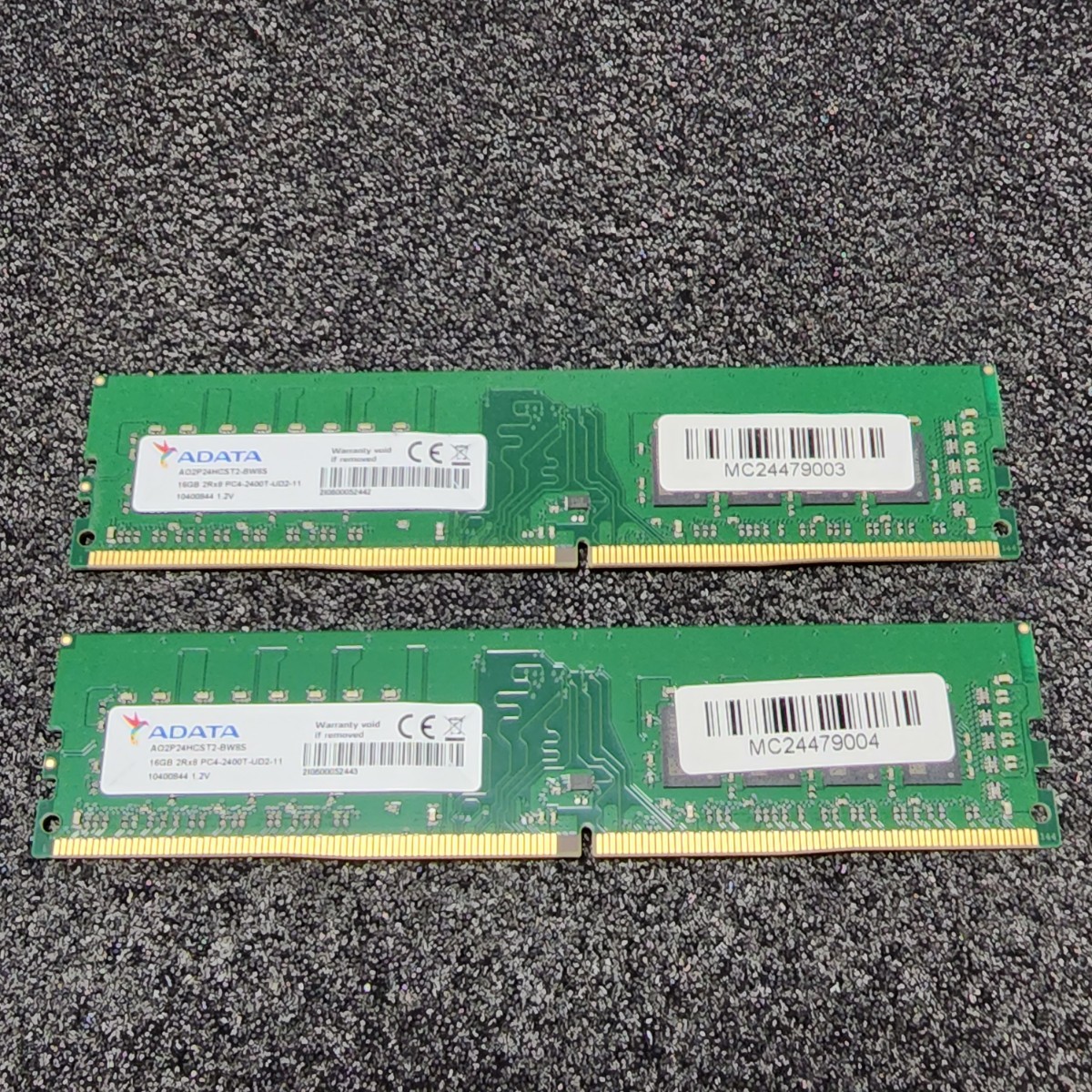 ADATA DDR4-2400MHz 32GB (16GB×2枚キット) AO2P24HCST2-BW8S 動作確認済み デスクトップ用 PCメモリ (2)|Yahoo!フリマ(旧PayPayフリマ) ADATA DDR4-2400MHz 32GB (16GB×2枚キット) AO2P24HCST2-BW8S 動作確認済み デスクトップ用 PCメモリ (2)|Yahoo!フリマ(旧PayPayフリマ)