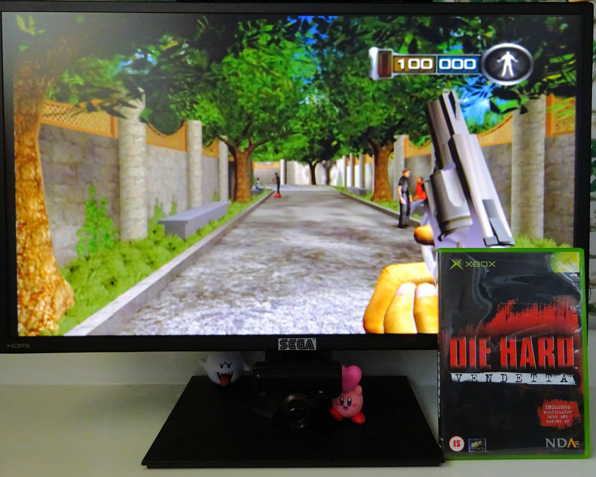  large hard :ventetaDIE HARD VENDETTA EU version * XBOX soft 