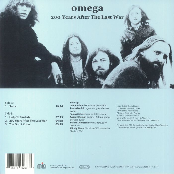 Omega オメガ - 200 Years After The Last War 60周年記念限定リマスター再発アナログ・レコード