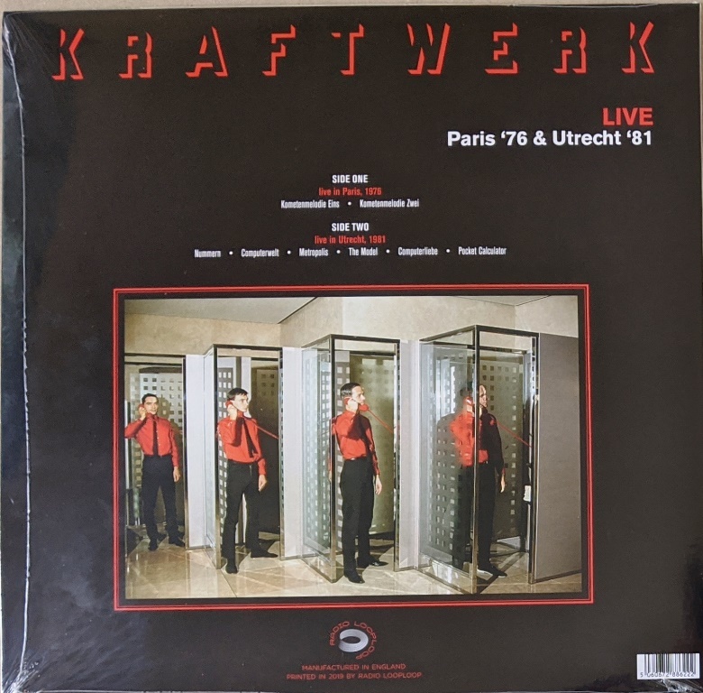 Kraftwerk クラフトワーク - Live - Paris '76 & Utrecht '81 限定アナログ・レコード