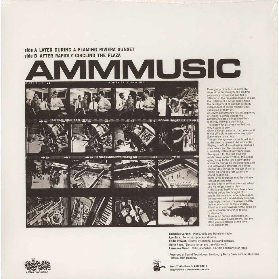 AMM Featuring Cornelius Cardew - Ammmusic 限定リマスター再発アナログ・レコード