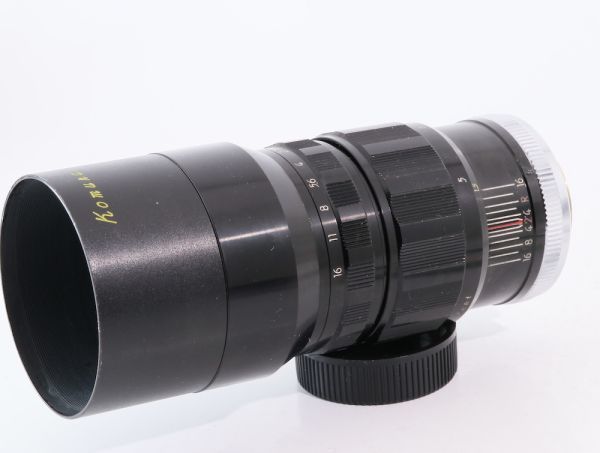 希少良品KOMURA 105mm F/2 ライカL39レンズ、ファインダー、フード付