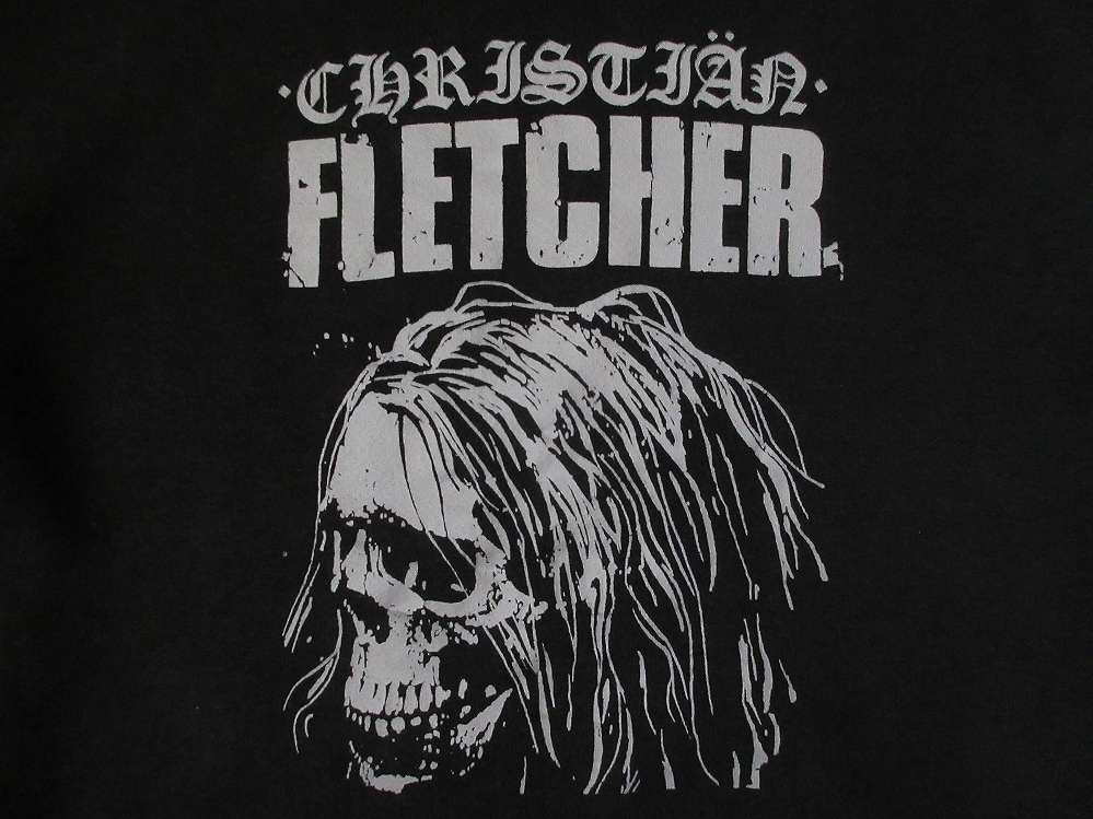 【めっちゃ変わる】 90's USA製 L パーカー 旧Lee Skull FLETCHER CHRISTIAN ウエア