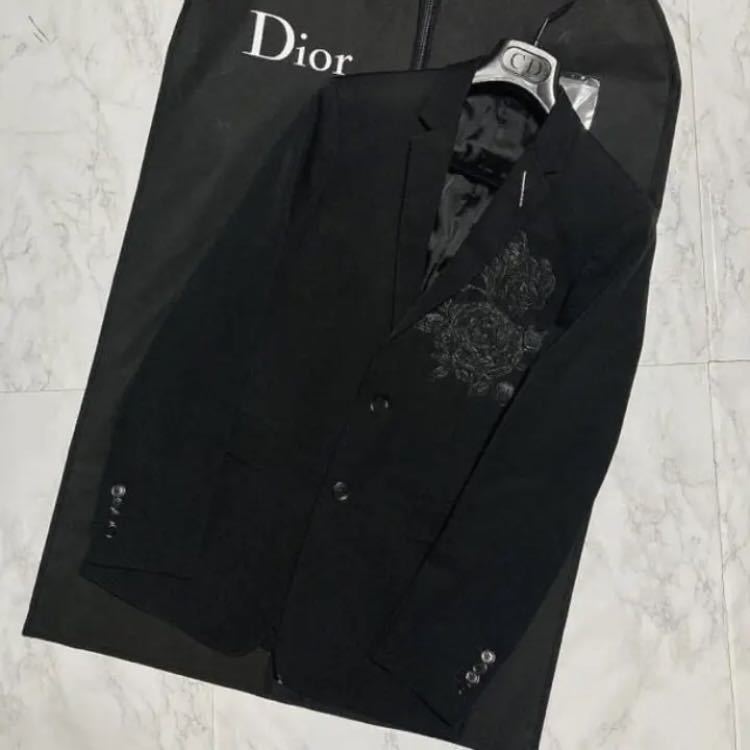 Dior homme 18aw 黒薔薇刺繍 ジャケット | fcdunav.bg