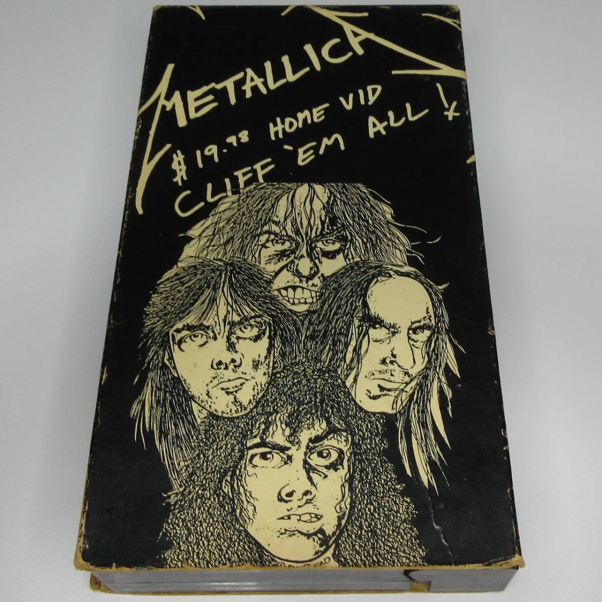 VHS　ミュージックビデオ　Metallica / $19.98 Home Vid Cliff 'Em All!　【送料込み】_画像1