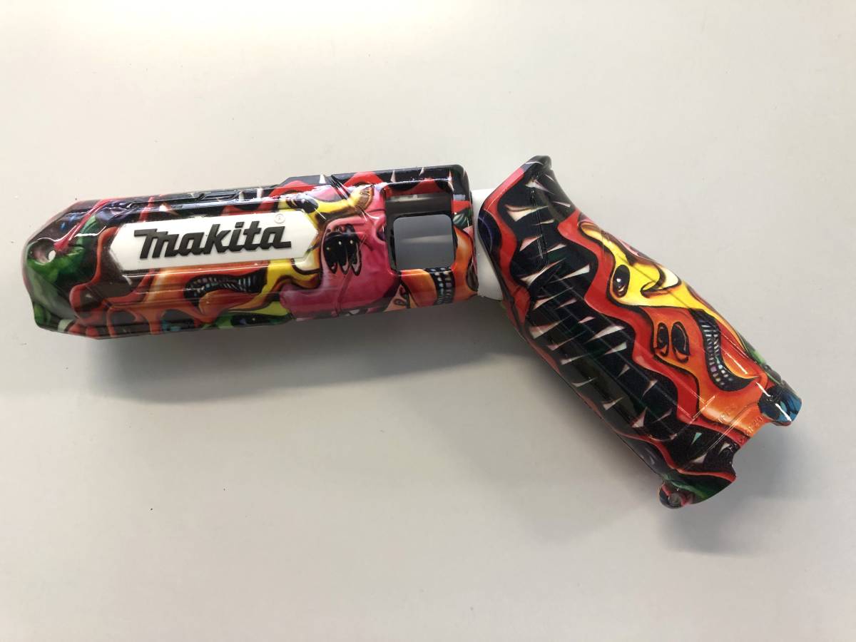 マキタ　makita ペンインパクトドライバー　TD022　カスタムハウジング（外装）　モンスター柄　艶あり仕様　新品