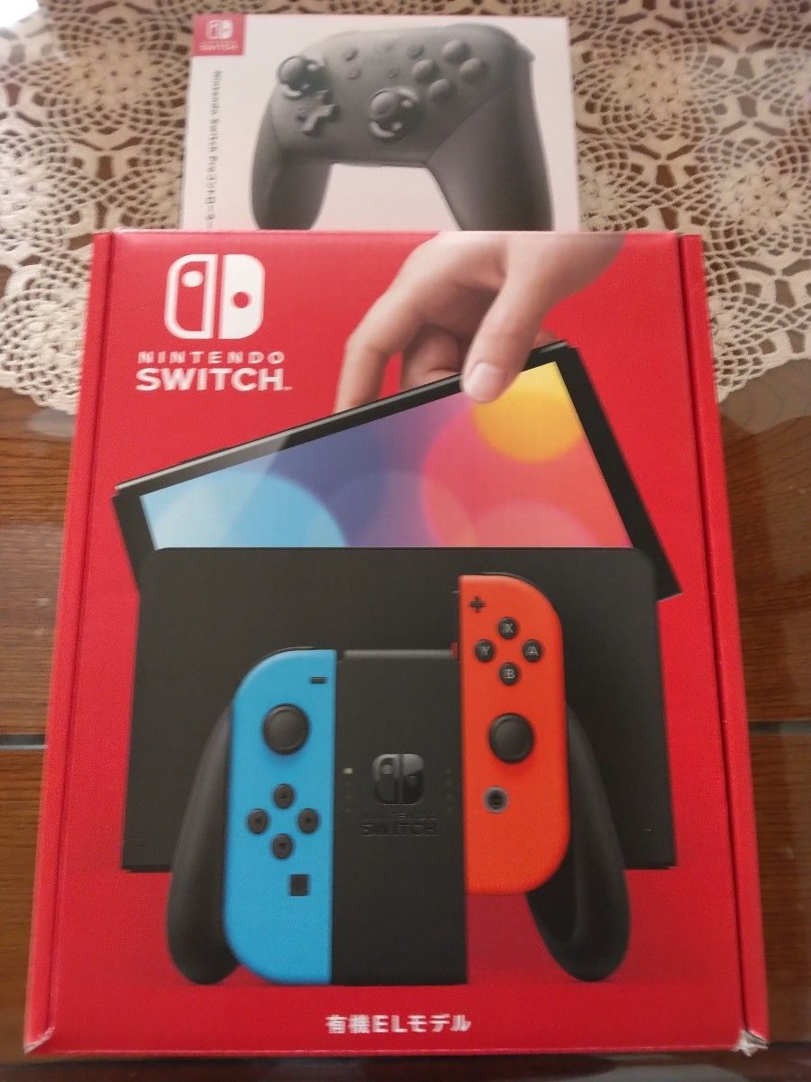 ニンテンドースイッチ 有機ELモデル 本体/Pro コントローラー セット