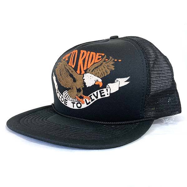 リブ トゥ ライド ライド トゥ リブ ビンテージ キャップ ブラック LIVE TO RIDE RIDE TO LIVE Vintage Cap Black_画像1