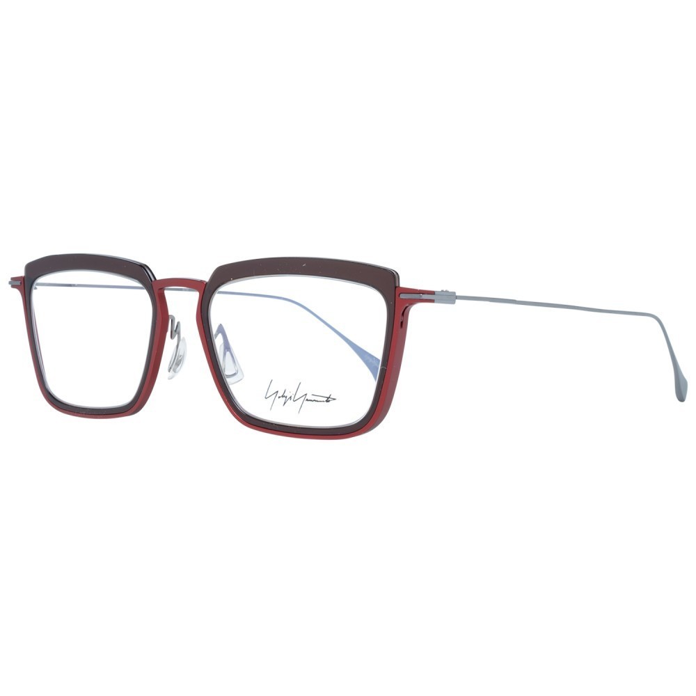 495ユーロ（69000円相当） YOHJI YAMAMOTO メガネフレーム 眼鏡 ヨウジヤマモトメンズ レディース 日本製 赤（レッド） ボックス付 新品