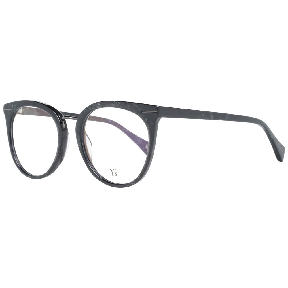 495ユーロ（69000円相当） YOHJI YAMAMOTO メガネフレーム 眼鏡 ヨウジヤマモトメンズ レディース 日本製 ブラック（黒） ボックス付 新品