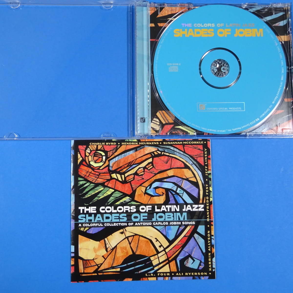 CD　THE COLORS OF LATIN JAZZ / SHADES OF JOBIM　US盤　2002年　V.A　ラテンジャズ　ボサノヴァ_画像7