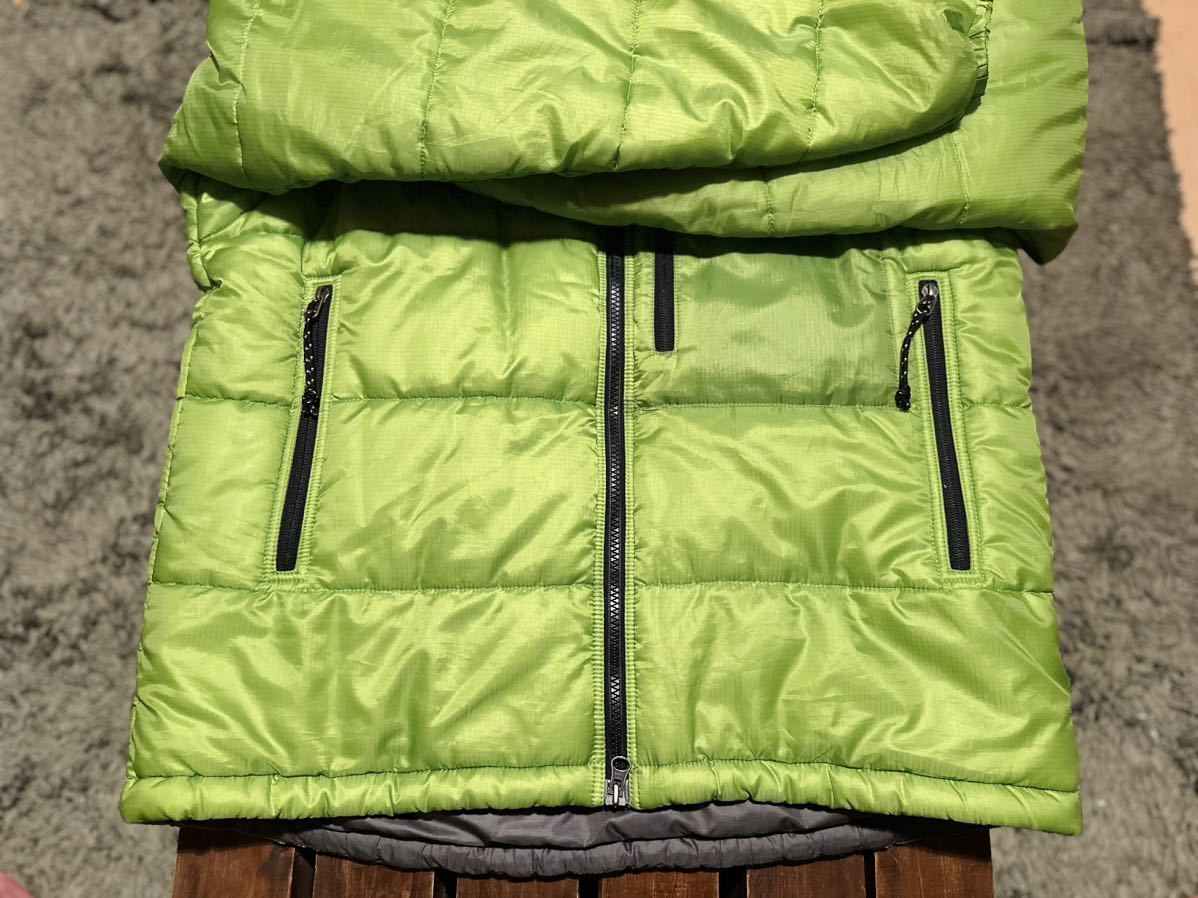 パタゴニア ダスパーカ patagonia ダウンセーター ダウン ジャケット ダスパーカー F02 グリーン ゲッコーグリーン S 美品 収納袋_画像3