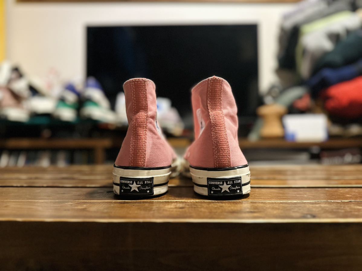 コンバース chuck Taylor チャックテイラー ct70 オールスター CONVERSE 三ツ星 ハイカット HI ピンク 27.0 27の画像4